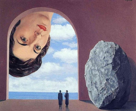 René Magritte, portrait of Stephy Langui , 1961
